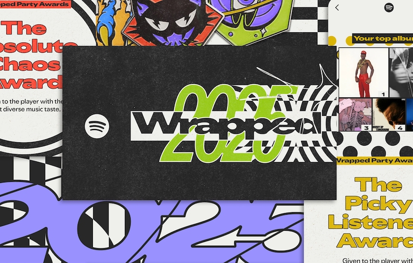 Spotify Wrapped 2025 Graphics and Design