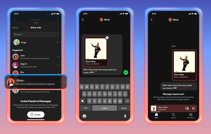 You Can Now DM Your Friends Directly on Spotify