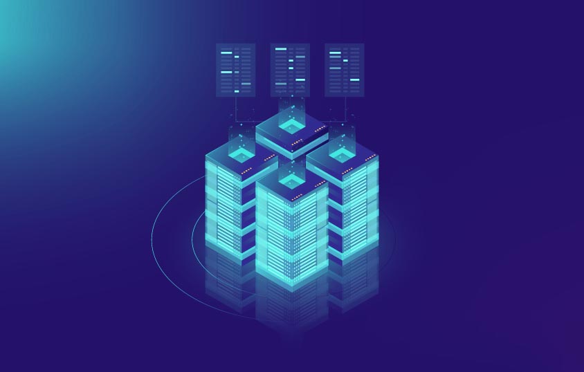 Illustration of 4 servers