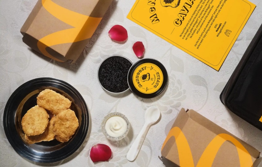 McDonald’s McNugget Caviar Kit Turns a Viral Pairing Into a Valentine Drop