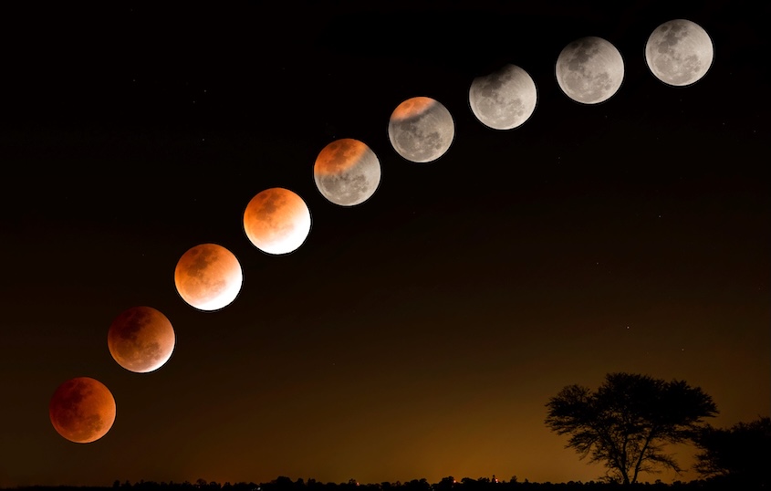 Blood Moon Total Lunar Eclipse Peaks March 3