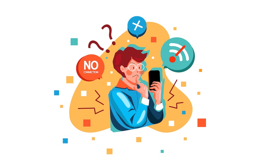 Step by step fix of mobile network disconnected errror.