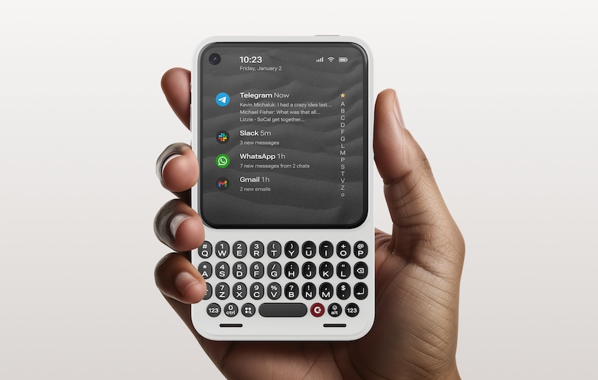 Meet the Clicks Communicator, a Keyboard-First Android Phone