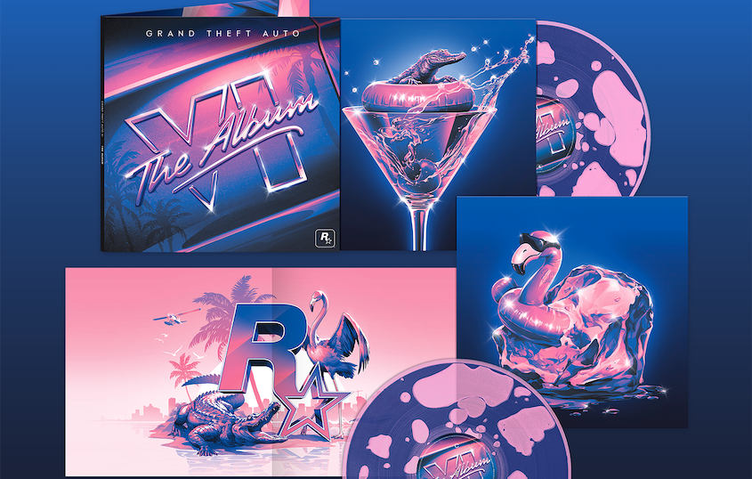 Grand Theft Auto VI: The Album on CD & vinyl.